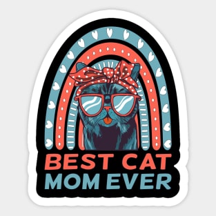 Best Cat Mom Ever Sticker